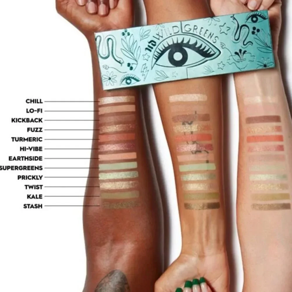 Urban Decay WILD GREENS EYESHADOW PALETTE intense pigment w/earth toned neutrals - Picture 3 of 9